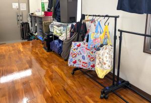 かばんかけ・廊下に隣接